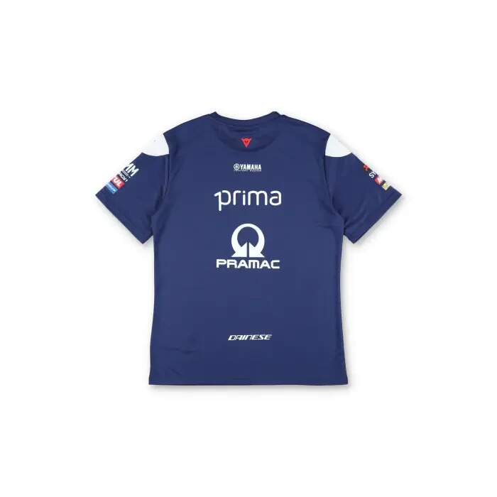 Tímové tričko Yamaha Pramac s logami sponzorov