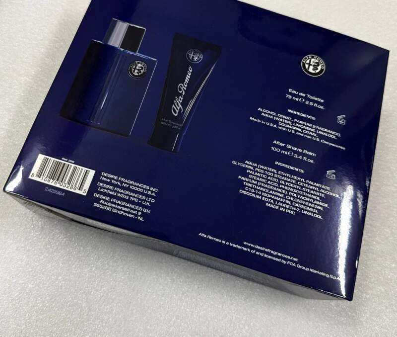 Alfa Romeo Blue Eau De Toilette 75 ml + After Shave balzam 100 ml darčeková sada