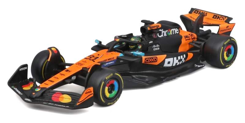 Model McLaren F1 MCL39 BBurago #81 Oscar Piastri 2025 1:43 Signature