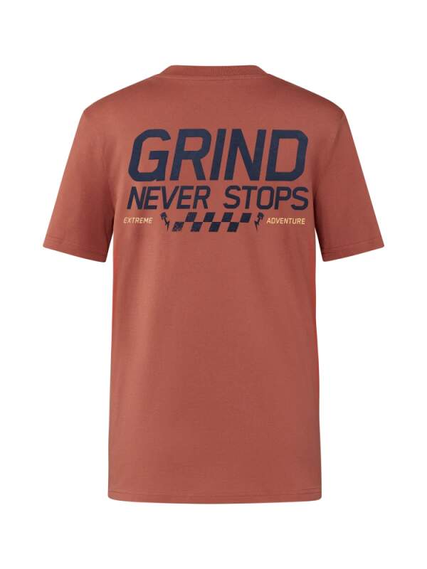 Fanúšikovské tričko KTM Red Bull Racing GRIND tmavohnedé