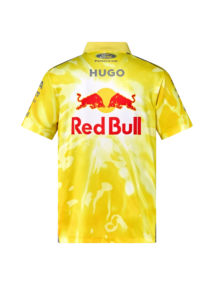 Tímová polokošeľa HUGO Visa Cash App Racing Bulls – Miami GP 2026, žltá