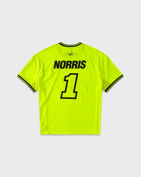 Tričko Lando Norris LN4 GRANDSTAND #1 – neónovo žlté