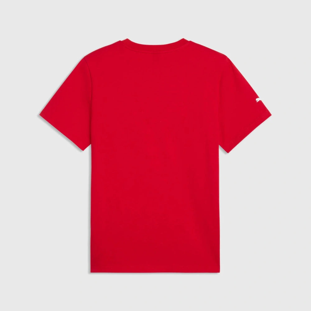 Fanúšikovské tričko Scuderia Ferrari F1 x Puma s veľkým štítom – červené