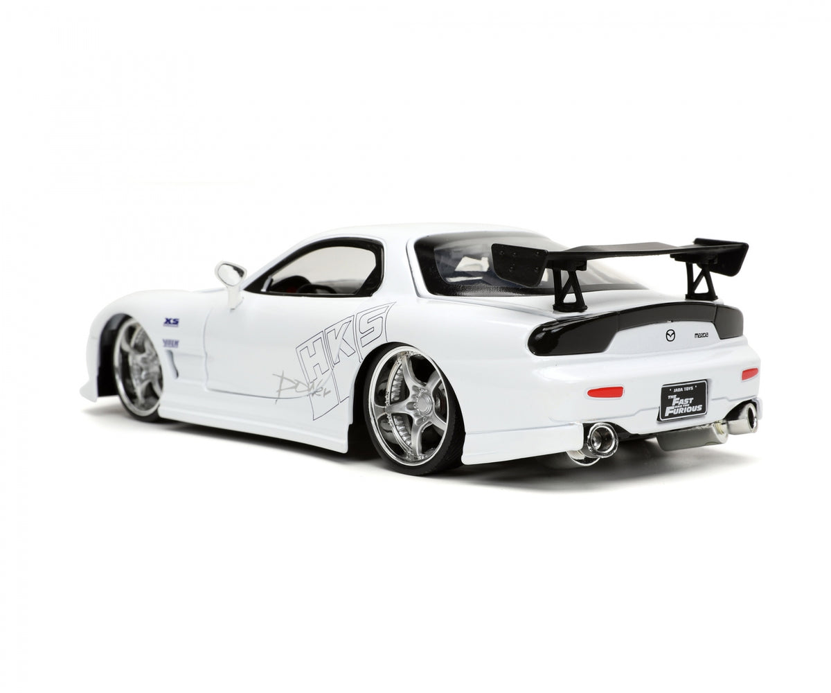 Fast & Furious Mazda RX-7 white model
