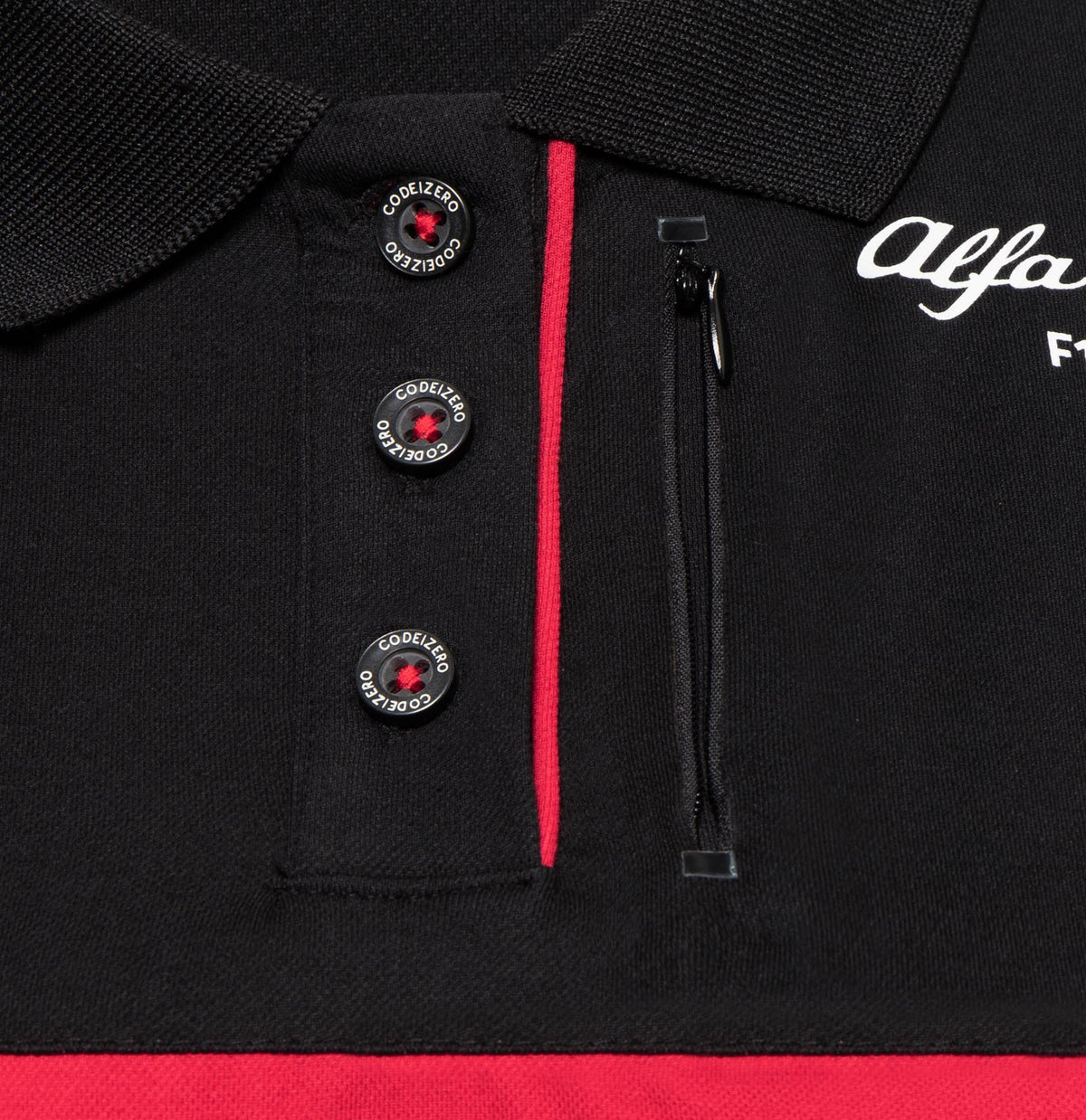 Alfa Romeo F1 Team dámska tímová polokošeľa čierna