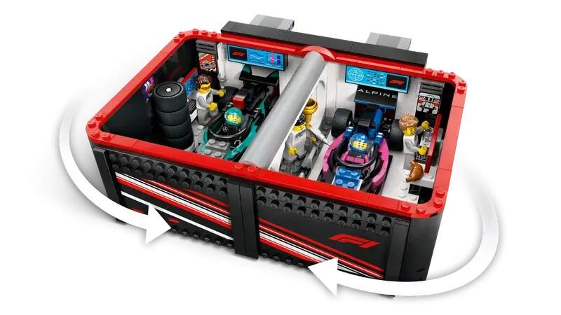 LEGO stavebnica Alpine/Mercedes - garáž Formuly 1 - edícia city