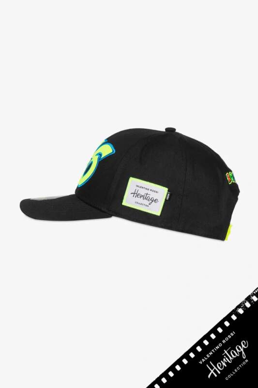 Šiltovka VR46 Valentino Rossi - Heritage čierna