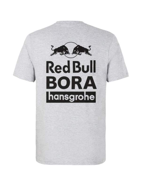Fanúšikovské tričko Red Bull Bora Hansgrohe sivé s logom