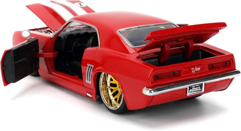 Model Rýchlo a zbesilo Chevrolet Camaro #1 1:24 červené
