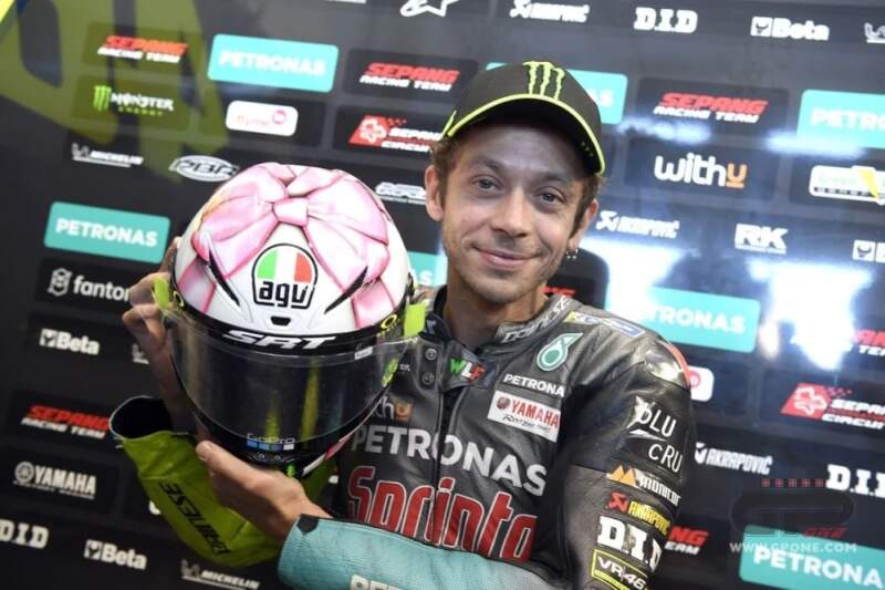 Model prilby MotoGP Valentino Rossi Misano 2021