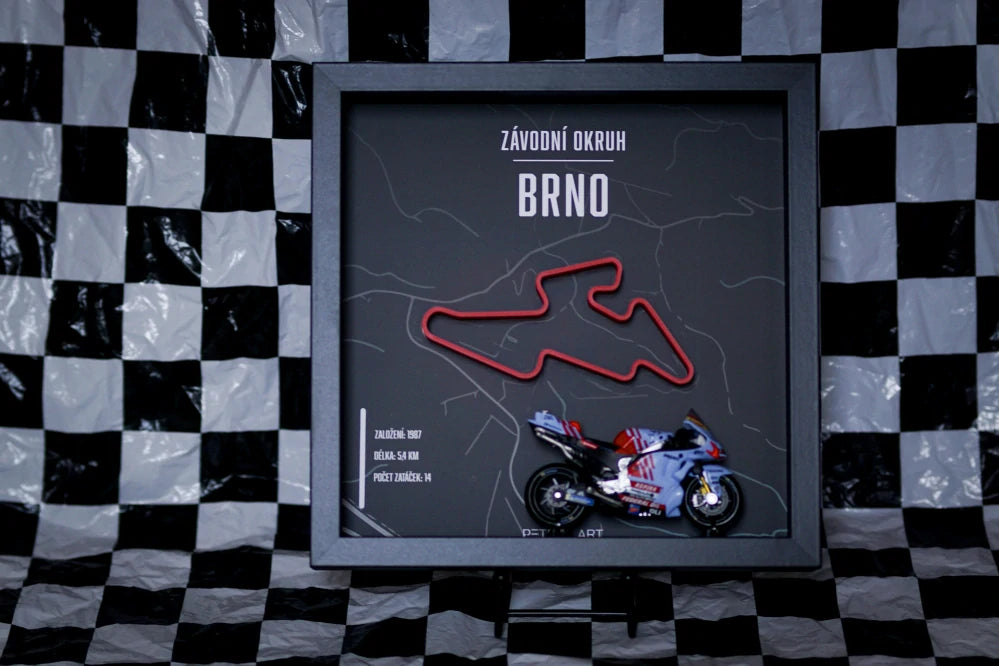 3D obraz Petrol Art – Marc Marquez, Brno