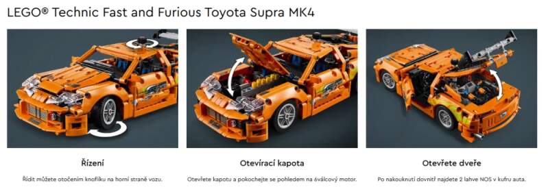 LEGO Fast & Furious Toyota Supra MK4 building set