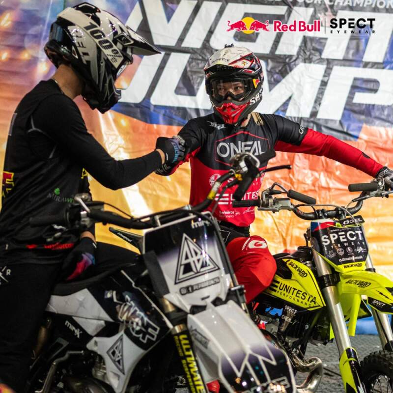 Red Bull Spect motokrosové okuliare EVAN biele s čírym sklom