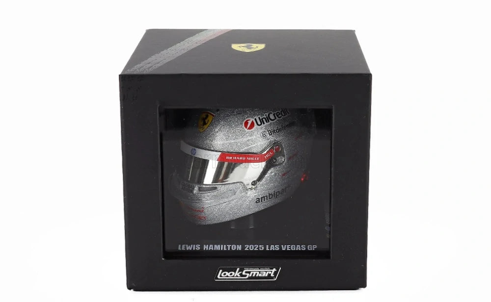 Model prilby LookSmart Lewis Hamilton 1:5 – Las Vegas GP 2025