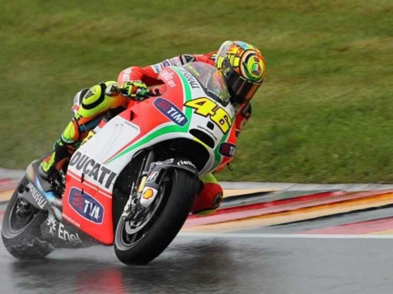 Model prilby MotoGP Valentino Rossi Ducati 2012