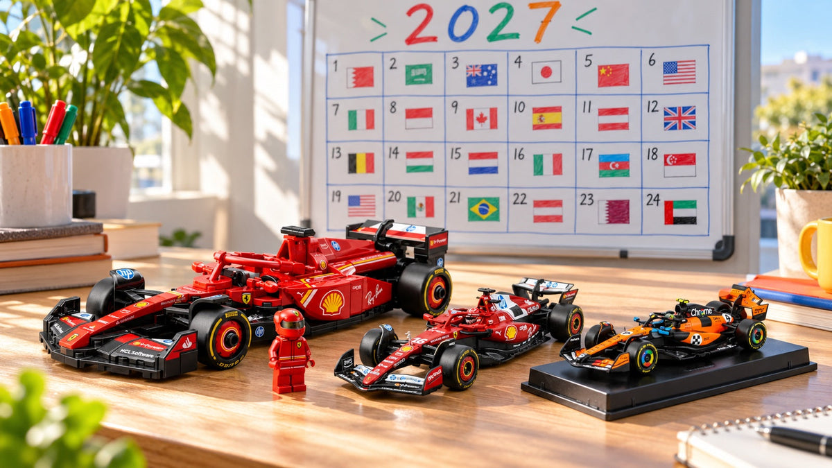 Kalendár F1 2027: všetky preteky a časy štartov v SR – ilustračný obrázok vytvorený pomocou AI