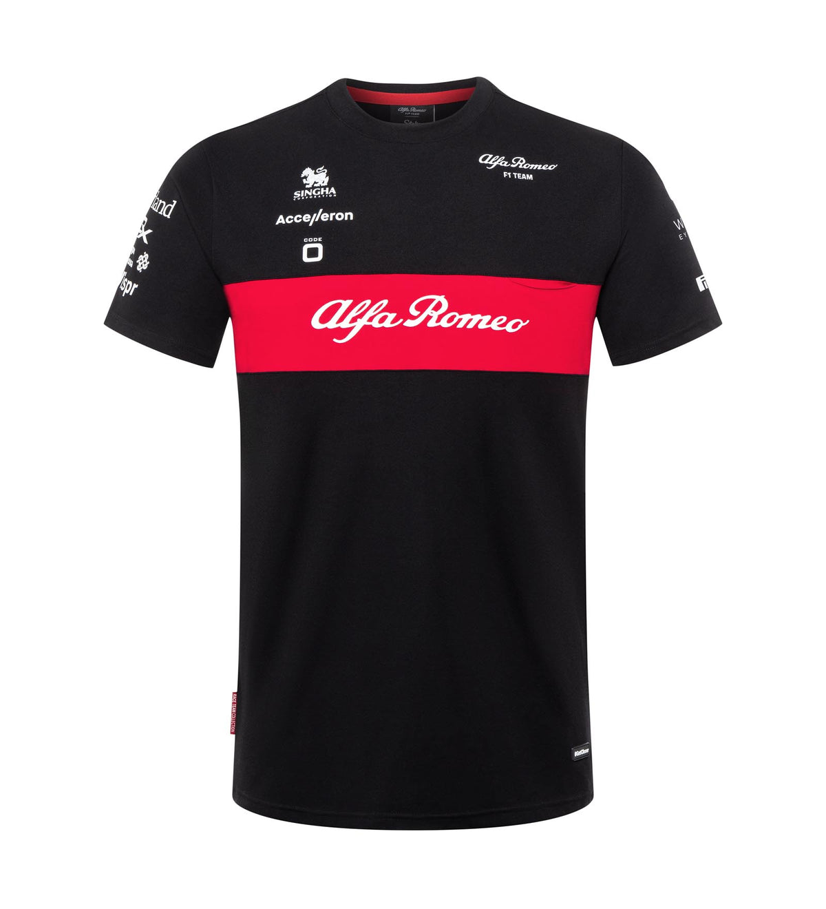 Alfa Romeo F1 Team kids' team T-shirt black – 164 CM