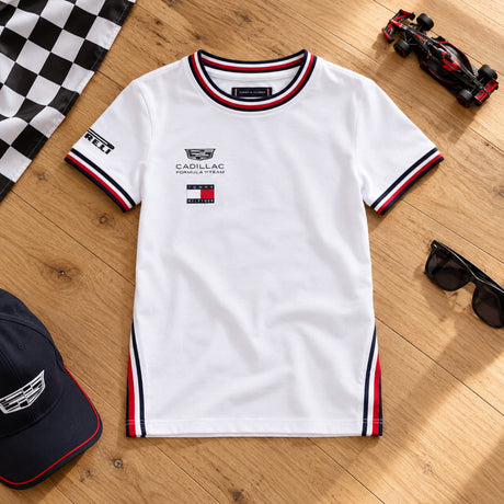Detské tričko Cadillac F1 x Tommy Hilfiger – tímová edícia – ilustračné foto (AI)