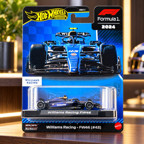Model Hot Wheels F1 Premium – Franco Colapinto Williams Racing F1 – ilustračné foto (AI)