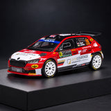 Model IXO Škoda Fabia Rally2 2024 č. 26 C. Ingram – Rallye Monte Carlo – ilustračné foto (AI)