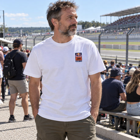 KTM Red Bull KTM Logo T-Shirt – White – ilustrační foto (AI)