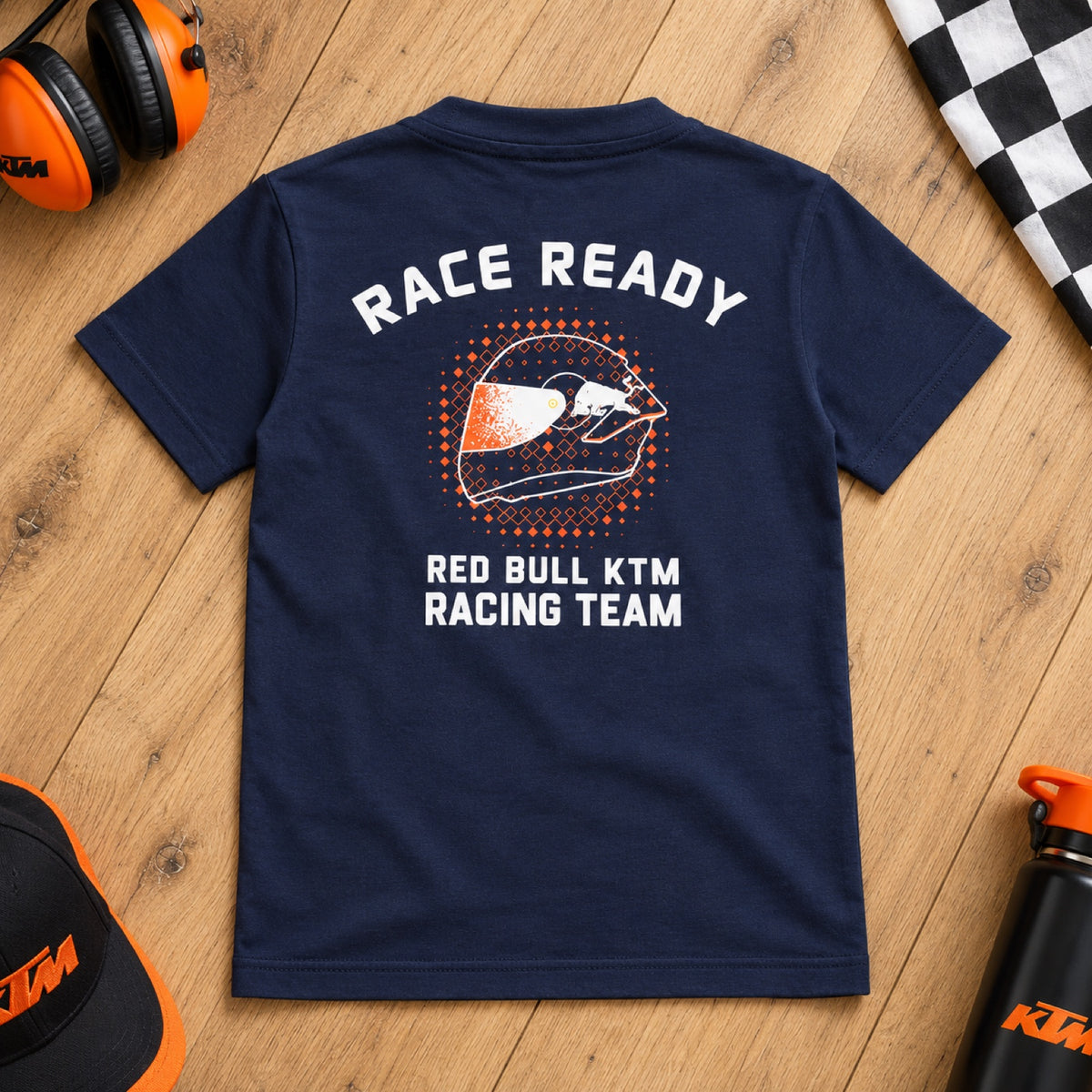 KTM Red Bull Racing Kids' Apex T-Shirt – 152 cm – illustrative photo (AI)