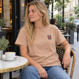 Fanúšikovské tričko KTM Red Bull Racing GEAR – svetlohnedé – ilustračné foto 2 (AI)