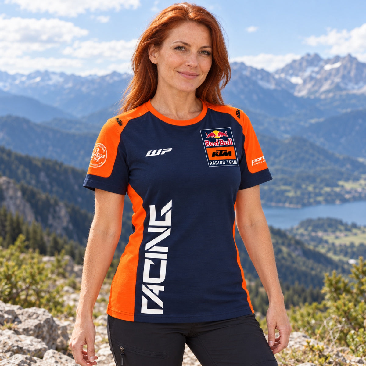 KTM Red Bull Racing Women's Team T-Shirt – illustrative photo (AI)