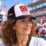 Fanúšikovská šiltovka Marco Simoncelli 58 – ilustračné foto (AI)