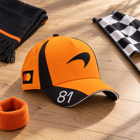 Detská šiltovka Oscar Piastri McLaren F1 x Puma – tímová edícia – ilustračné foto (AI)