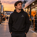 McLaren F1 Hoodie with Puma Logo – Black – Casual Edition – illustrative photo (AI)
