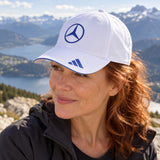 Šiltovka Kimi Antonelli Mercedes-AMG PETRONAS F1 x Adidas – biela, tímová edícia – ilustračné foto (AI)
