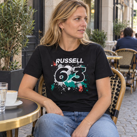 Mercedes-AMG PETRONAS F1 George Russell #63 T-Shirt – ilustrační foto 2 (AI)