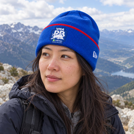 Visa Cash App RB Beanie with Logo – Blue – ilustrační foto 2 (AI)