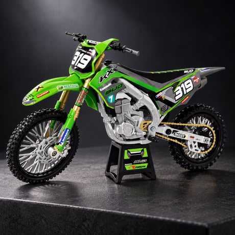 Kawasaki KX450 Q.M.Prugnieres Motorcycle Model – illustrative photo (AI)