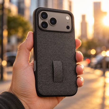Peak Design Loop Case Non-Slimlink iPhone 18 Pro Max – Charcoal – ilustračné foto (AI)