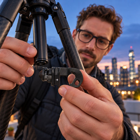 Peak Design Travel Tripod Center Column Hook – ilustračné foto (AI)
