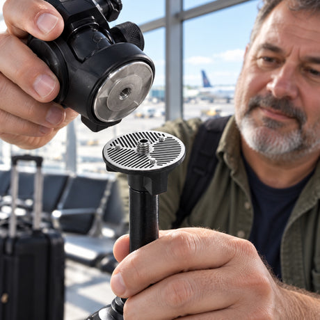Peak Design Universal Head Adapter – ilustračné foto (AI)