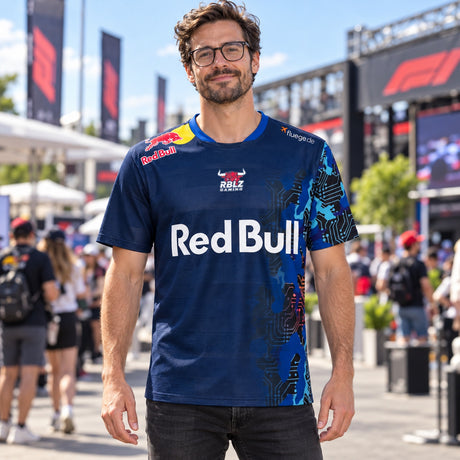 Red Bull Leipzig RBLZ Gaming 23/24 Jersey – Blue – illustrative photo (AI)