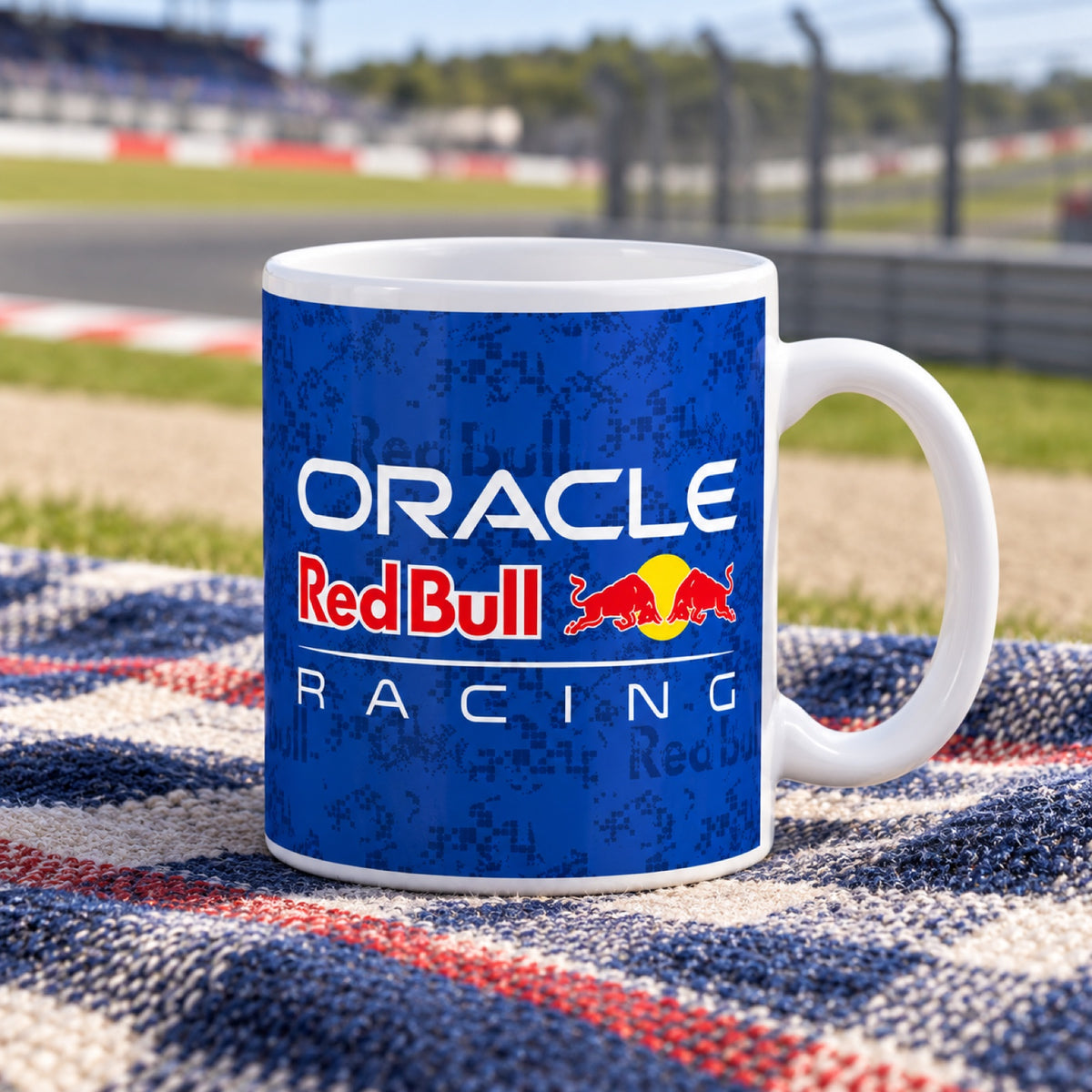 Keramický hrnček Oracle Red Bull Racing LOGO – ilustračné foto (AI)