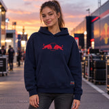 Mikina s kapucňou Oracle Red Bull Racing edícia SPARK s logom – tmavomodrá – ilustračné foto (AI)