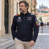 Oracle Red Bull Racing Team Softshell Jacket with Sponsor Logos – ilustrační foto (AI)