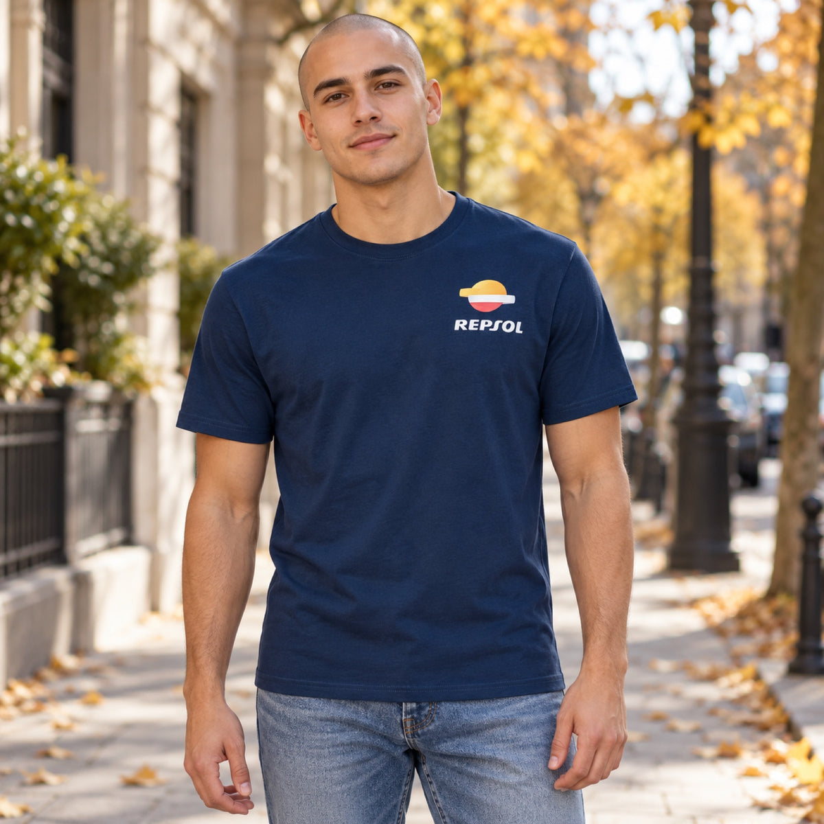 Repsol Honda MotoGP Fan T-Shirt – World Champions Motif – illustrative photo (AI)