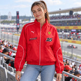Bunda Charles Leclerc Scuderia Ferrari F1 x Puma – fanúšikovská edícia – ilustračné foto (AI)