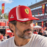 Šiltovka Charles Leclerc Scuderia Ferrari F1 x Puma – tímová edícia – ilustračné foto (AI)