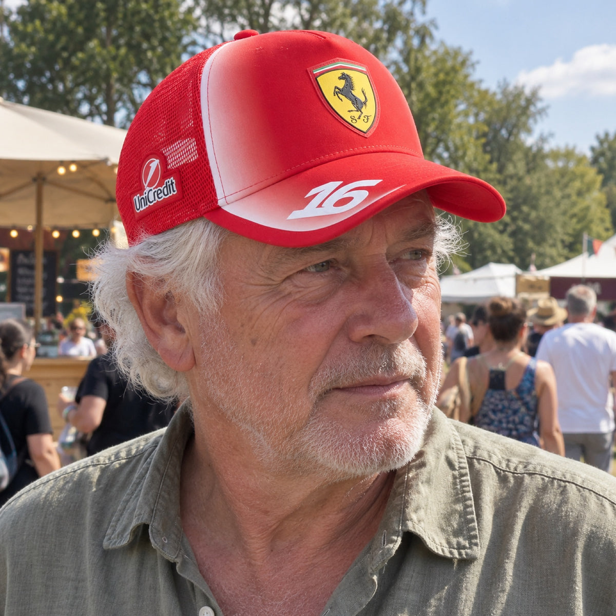 Charles Leclerc Scuderia Ferrari F1 x Puma Mesh Cap – Team Edition – ilustrační foto (AI)