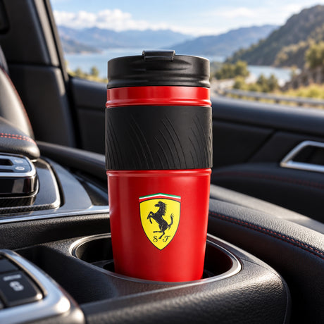 Scuderia Ferrari F1 Travel Mug with Logo – illustrative photo (AI)