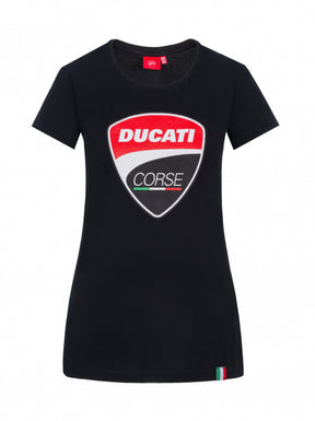 Ducati Corse women's logo T-shirt black