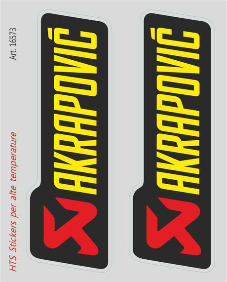 Akrapovič HTS stickers