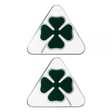 Alfa Romeo 3D Quadrifoglio stickers right and left 95 x 85 mm